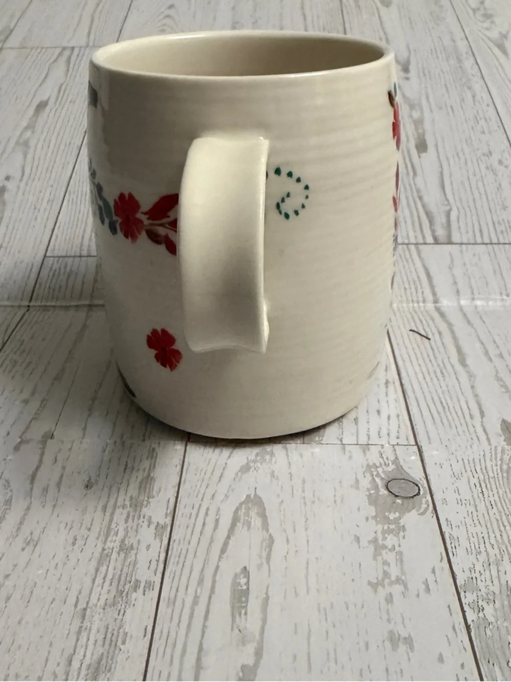 Anthropologie Coffee Cup Mug Inital Letter‎ K Monogram by Starla M Halfmann